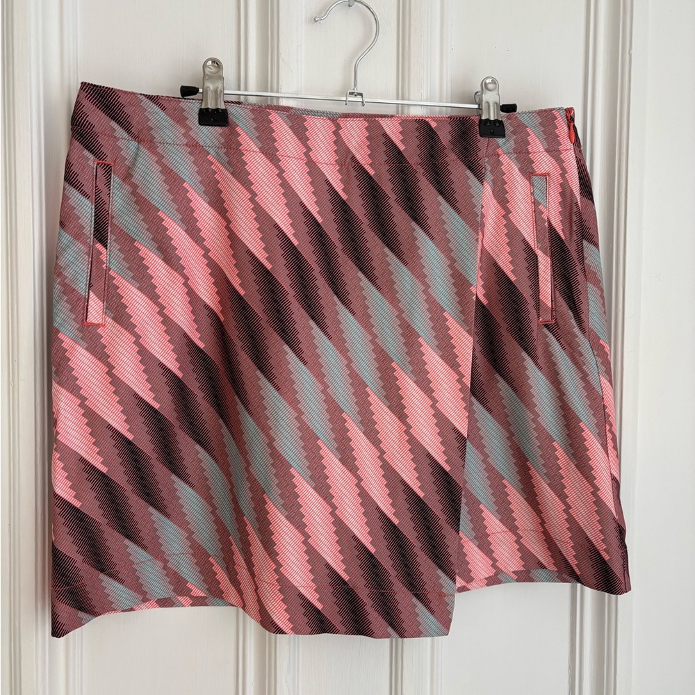 Callaway Opti Dry Skort Geometric Design Blue Purple Pink 36” Waist